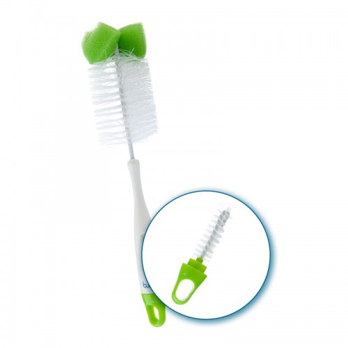 B.box 2 in 1 Bottle and Teat Cleaner | Bottle Cleaner | Bottle Brush